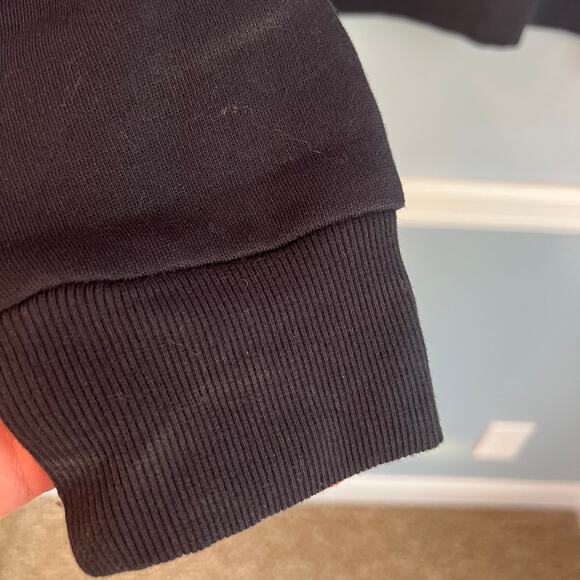 1901 NWT Graphic Black Fleece Lined Sweatshirt Size Small - Picture 9 of 11